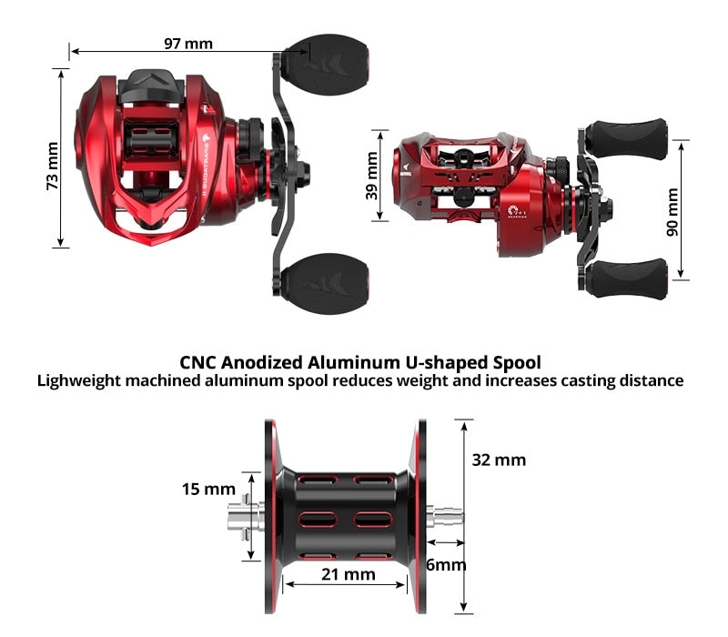 Carretilha KastKing II Ultra Speed